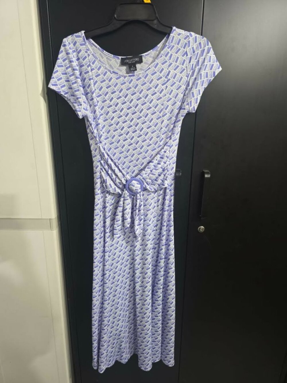 Perceptions New York Geometric Print Maxi Dress Size S